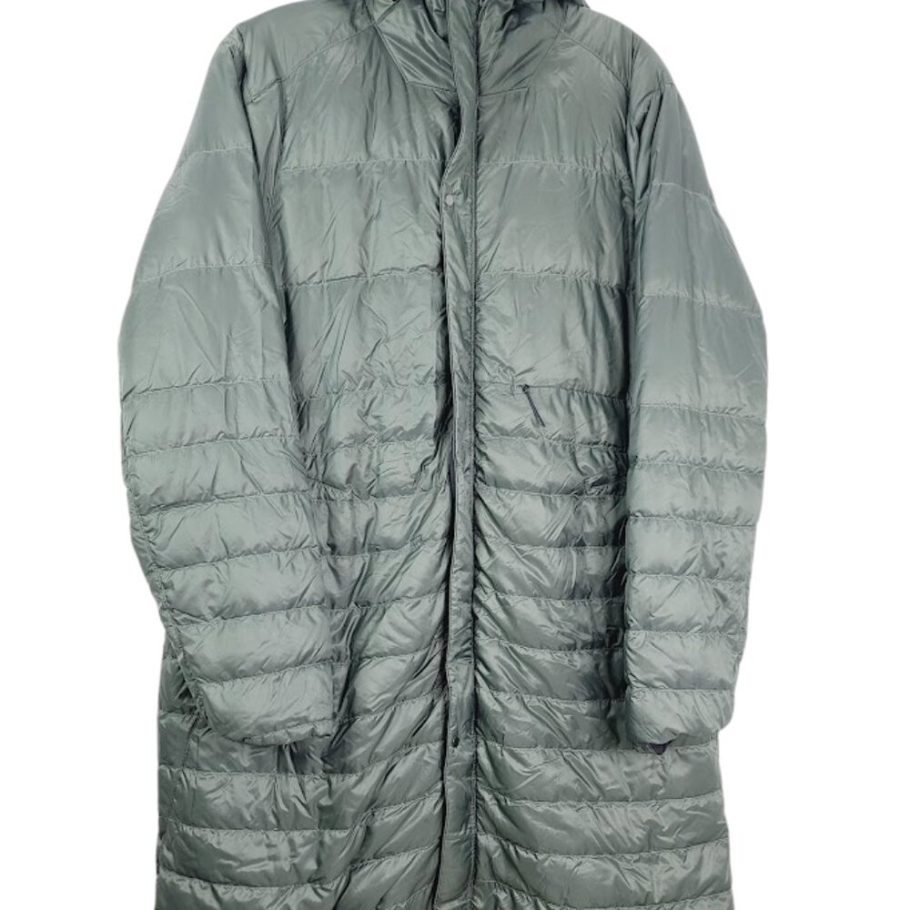Lululemon Women's Green Lined Long Sleeve Padded Puffer Parka Jacket Size Small